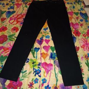 Simply Vera Wang Black Straight Leg Pants With Stretch